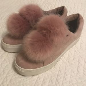 Sam Edelman Leya Pom Pom Sneaker Size 8.5M